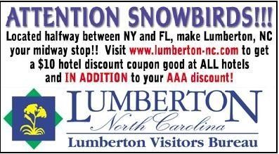Lumberton NC Visitors Bureau