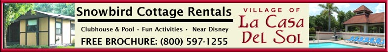 Snowbird Cottage Rentals Near Disney